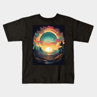 Midgar space and time Kids T-Shirt